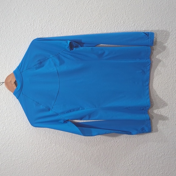 Title Nine Women's Long Sleeve Quarter Zip Sun Shirt Sunbuster Size Small Blue - Picture 5 of 5